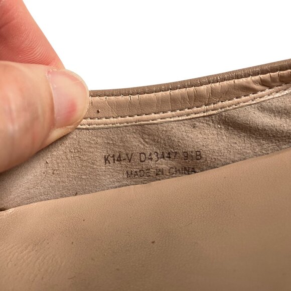 Cole Haan Jenni II Leather Ballet Flat color Maple Sugar Womens size 9.5 B - Picture 11 of 16